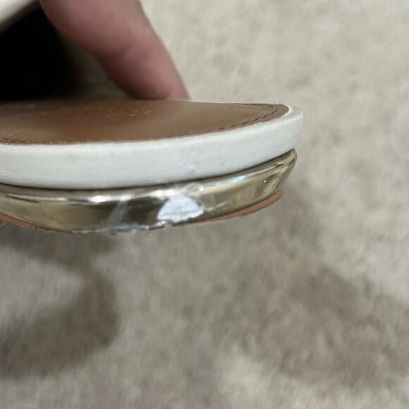 Kurt Geiger London Embellished Olive Eye Mules Beaded Embroidered Size 41 US 10 - Picture 7 of 10